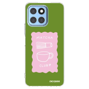 Picasee Honor X6 Hülle - Transparentes Silikon - Matcha club