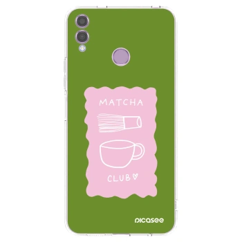 Picasee Honor 8X Hülle - Transparentes Silikon - Matcha club