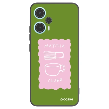 Picasee Xiaomi Poco F5 Hülle - Schwarzes Silikon - Matcha club