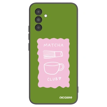 Picasee Samsung Galaxy A04s A047F Hülle - Schwarzes Silikon - Matcha club