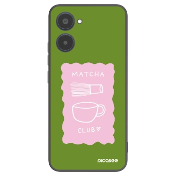 Picasee Realme 10 4G Hülle - Schwarzes Silikon - Matcha club