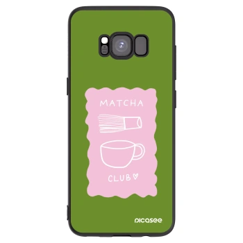 Picasee Samsung Galaxy S8 G950F Hülle - Schwarzes Silikon - Matcha club
