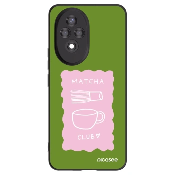 Picasee Honor 200 Pro 5G Hülle - Schwarzes Silikon - Matcha club