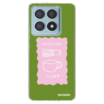 Picasee Xiaomi 14T Pro Hülle - Transparentes Silikon - Matcha club