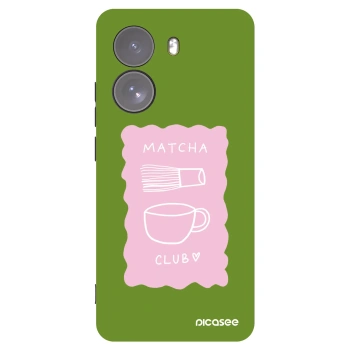 Picasee Xiaomi Poco X7 Hülle - Schwarzes Silikon - Matcha club