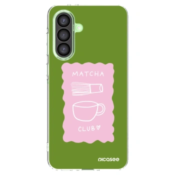 Picasee Samsung Galaxy A26 5G A266B Hülle - Transparentes Silikon - Matcha club