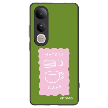 Picasee Vivo V50 Lite 5G Hülle - Schwarzes Silikon - Matcha club