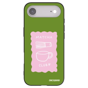 Picasee Apple iPhone Air Hülle - Schwarzes Silikon - Matcha club
