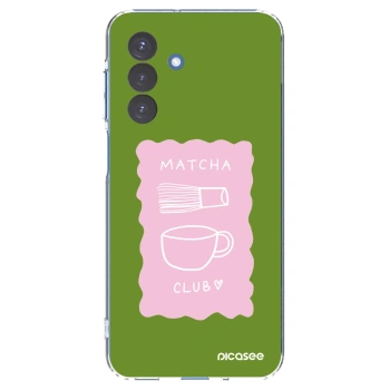 Picasee Samsung Galaxy A17 5G Hülle - Transparentes Silikon - Matcha club