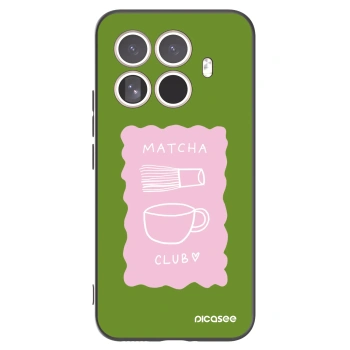 Picasee Xiaomi 15T Pro Hülle - Schwarzes Silikon - Matcha club