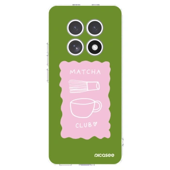 Picasee Xiaomi Redmi Note 15 4G Hülle - Transparentes Silikon - Matcha club