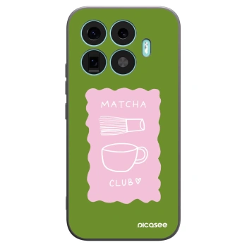 Picasee Xiaomi 17T Hülle - Schwarzes Silikon - Matcha club