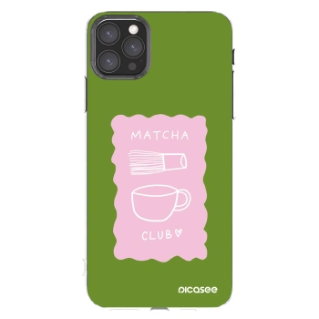 Picasee Apple iPhone 11 Pro Max Hülle - Transparentes Silikon - Matcha club