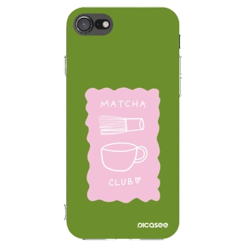 Picasee Apple iPhone 8 Hülle - Transparentes Silikon - Matcha club