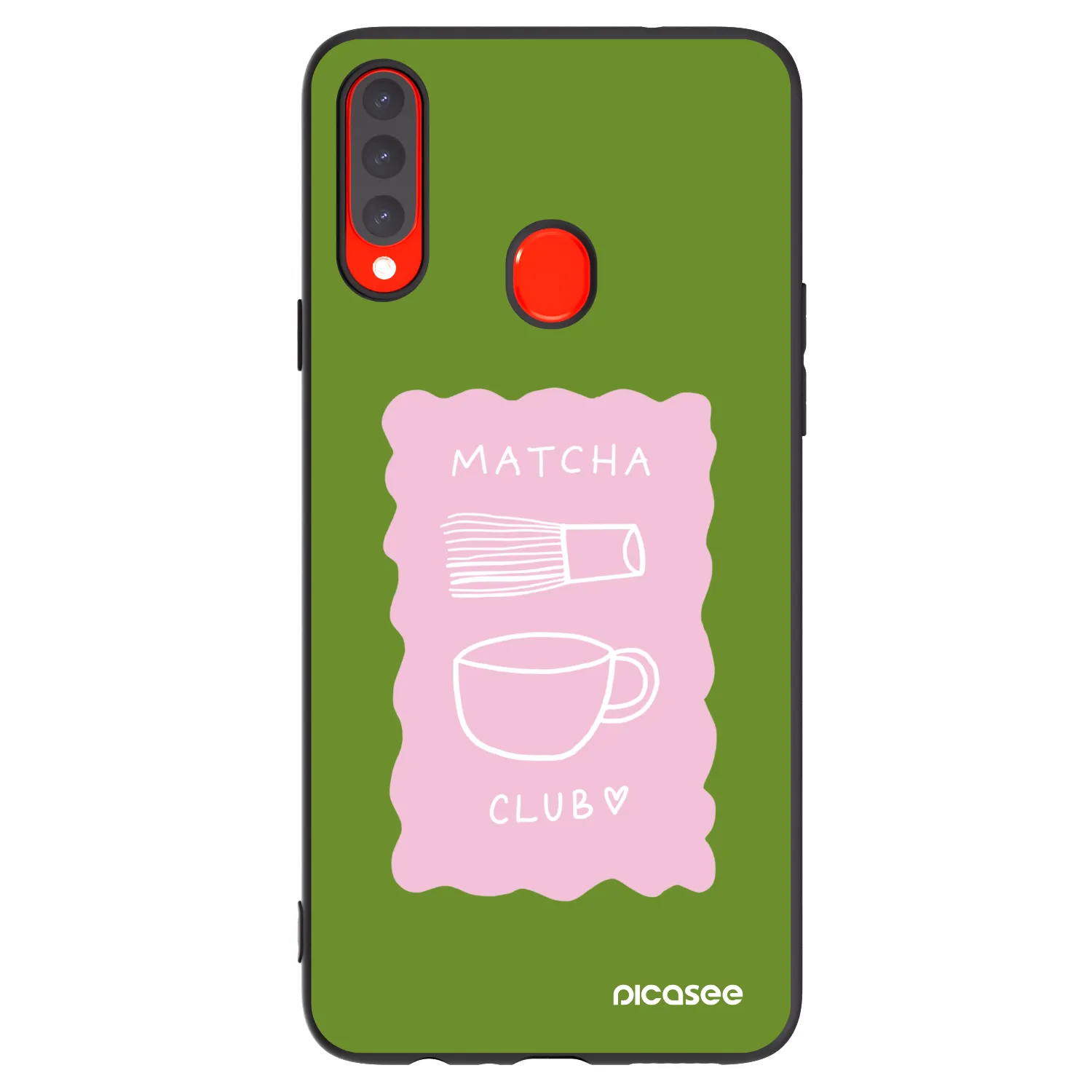 Picasee Samsung Galaxy A20s Hülle - Schwarzes Silikon - Matcha club