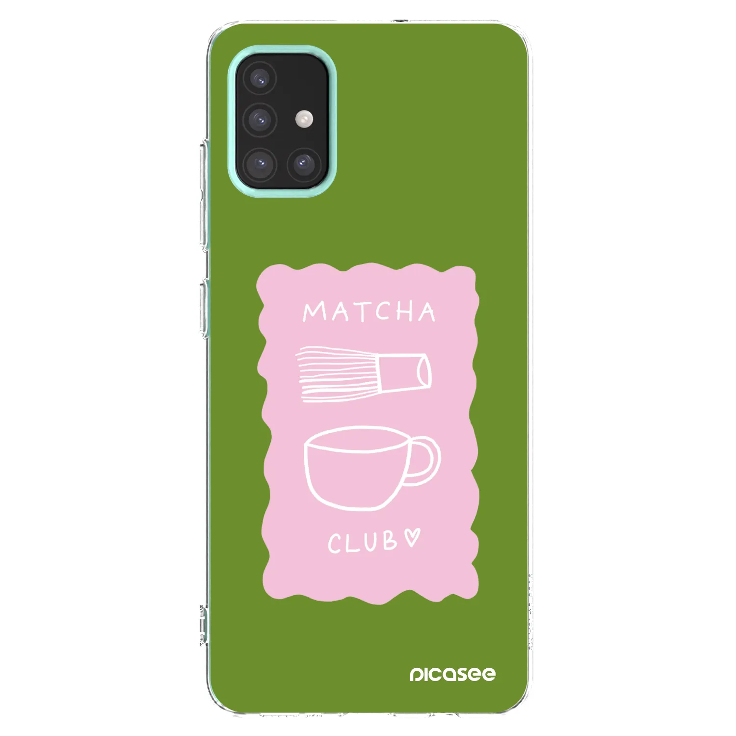 Picasee Samsung Galaxy M31s Hülle - Transparentes Silikon - Matcha club