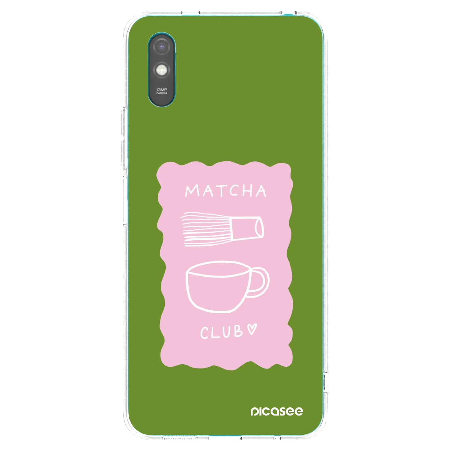 Picasee Xiaomi Redmi 9AT Hülle - Transparentes Silikon - Matcha club