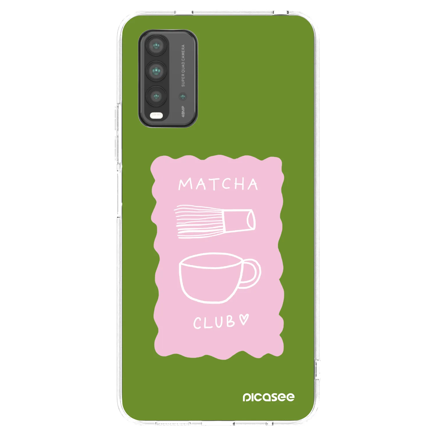 Picasee Xiaomi Redmi 9T Hülle - Schwarzes Silikon - Matcha club
