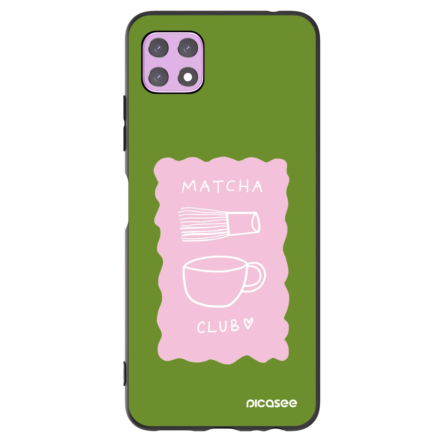 Picasee Samsung Galaxy A22 A226B 5G Hülle - Schwarzes Silikon - Matcha club