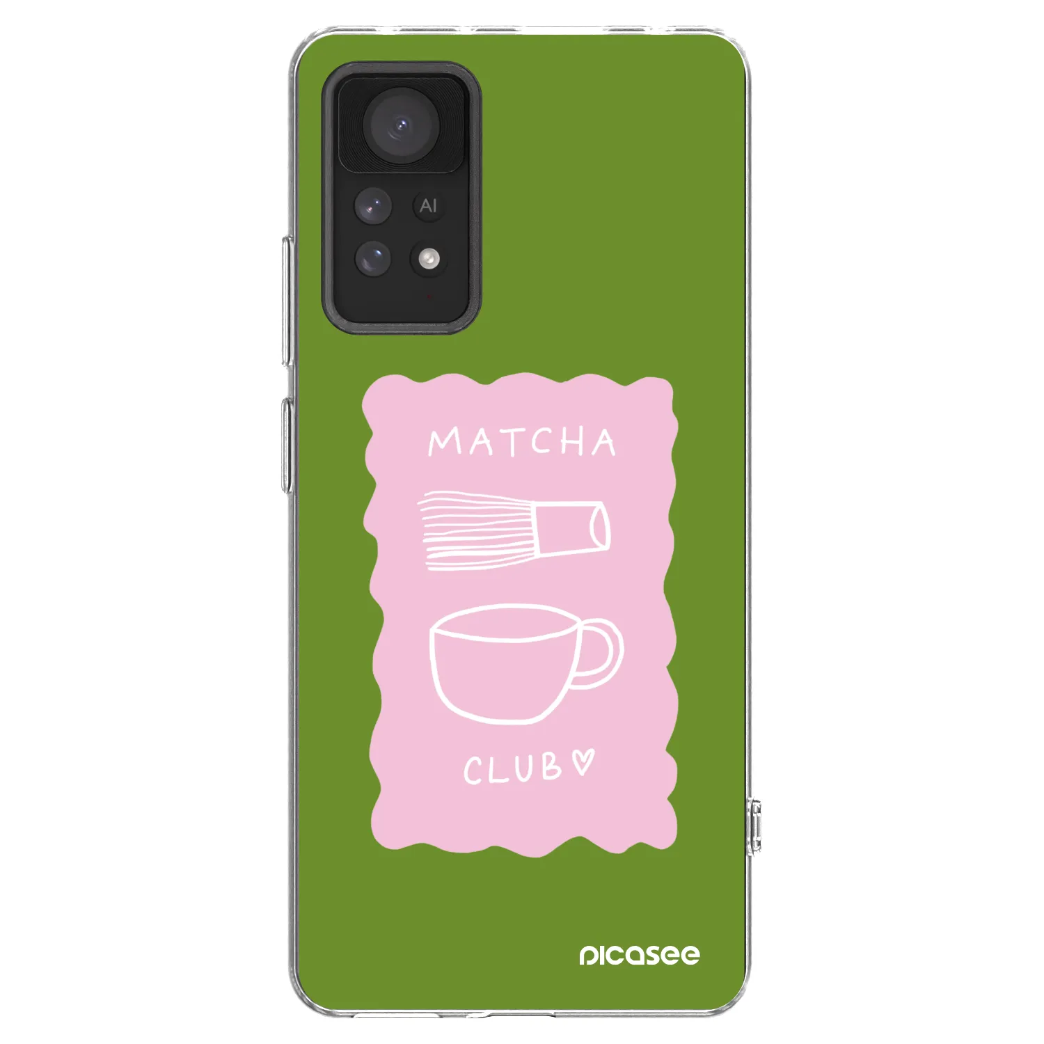 Picasee Xiaomi Redmi Note 11 Pro 5G Hülle - Transparentes Silikon - Matcha club