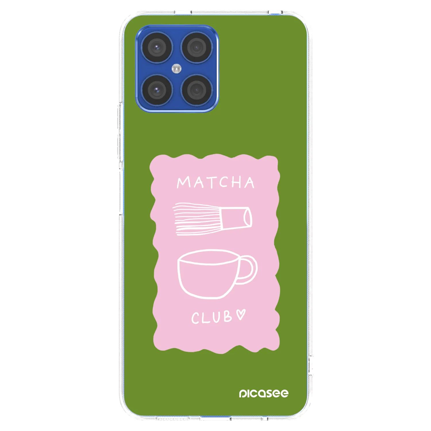 Picasee Honor X8 4G Hülle - Transparentes Silikon - Matcha club