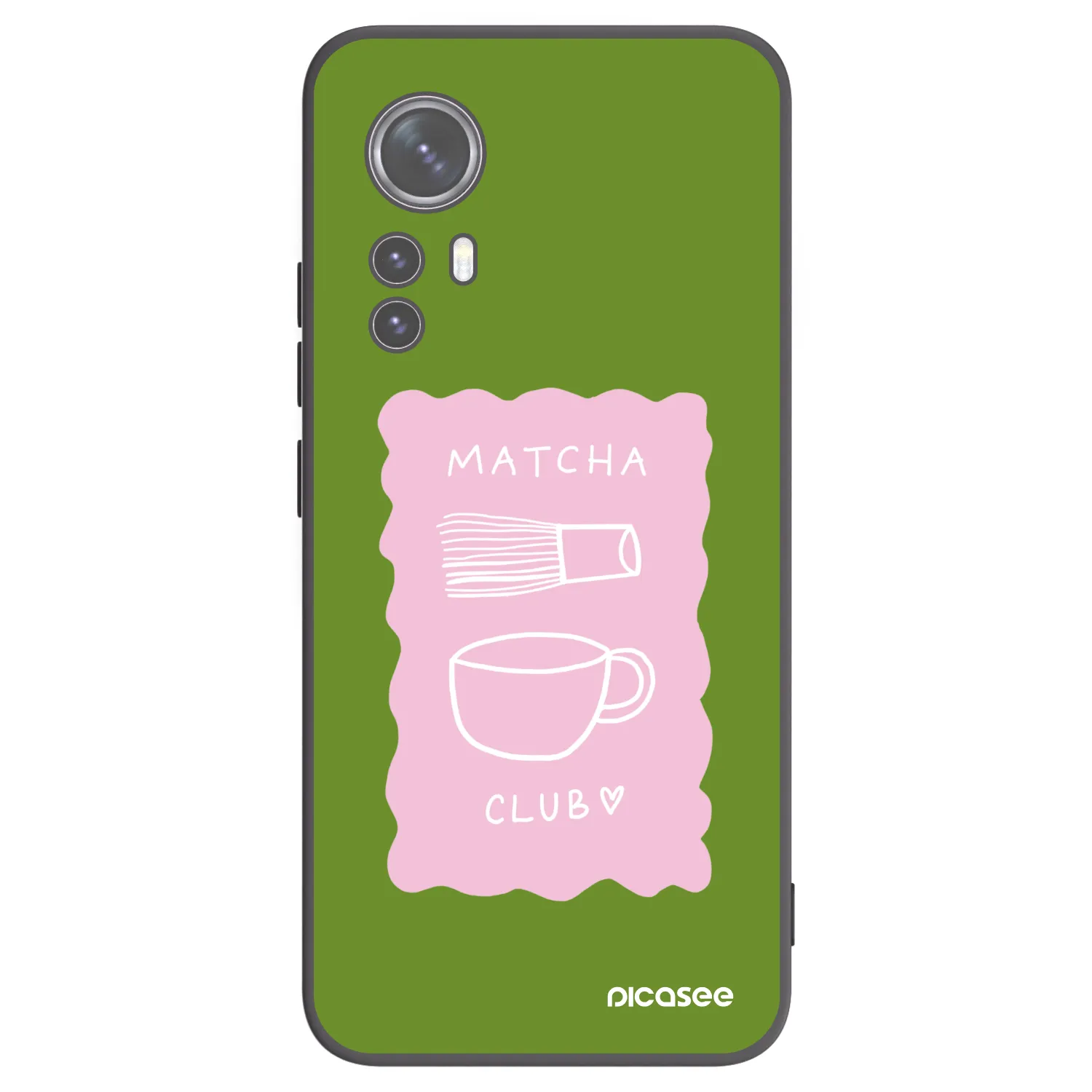 Picasee Xiaomi 12X Hülle - Schwarzes Silikon - Matcha club