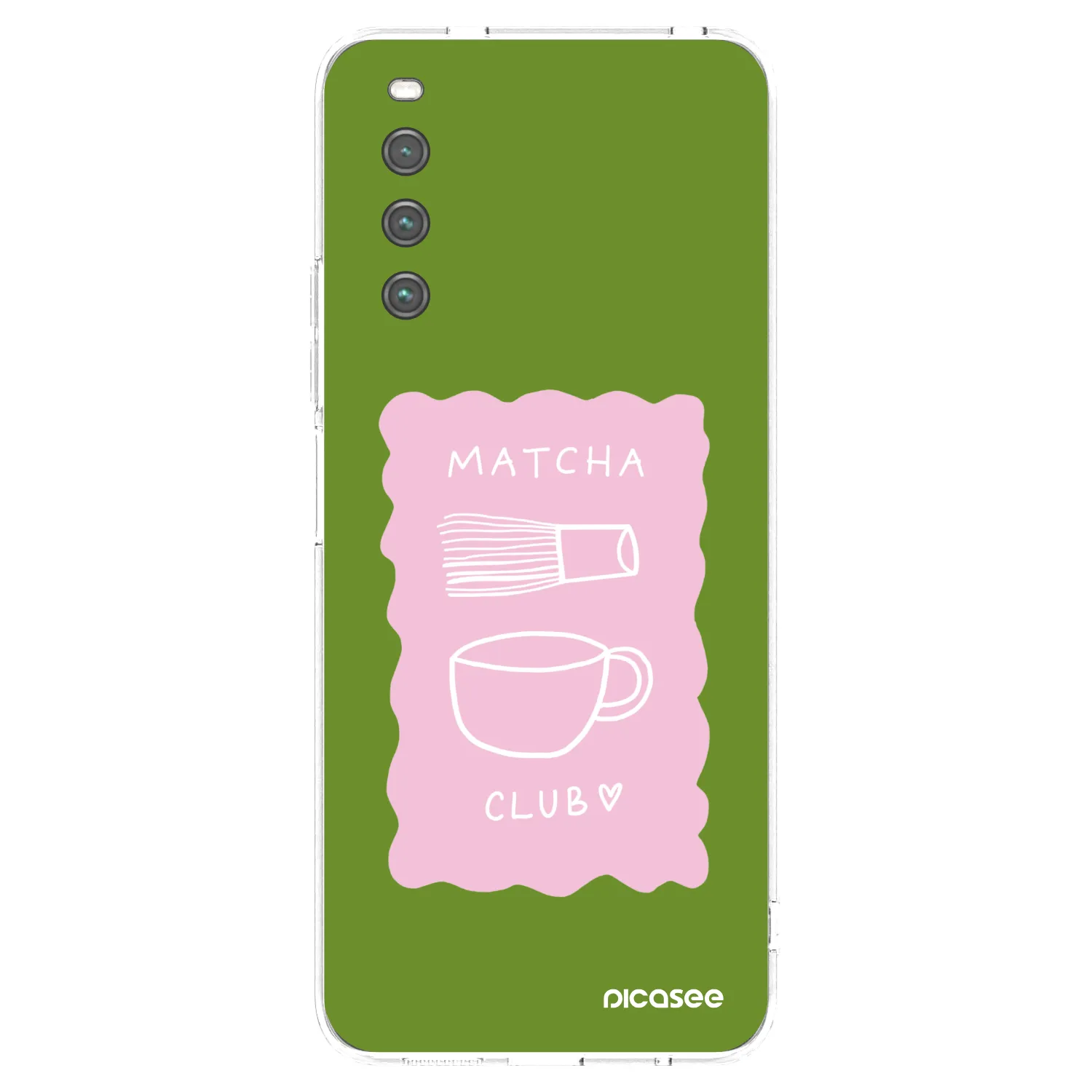 Picasee Sony Xperia 10 IV 5G Hülle - Transparentes Silikon - Matcha club