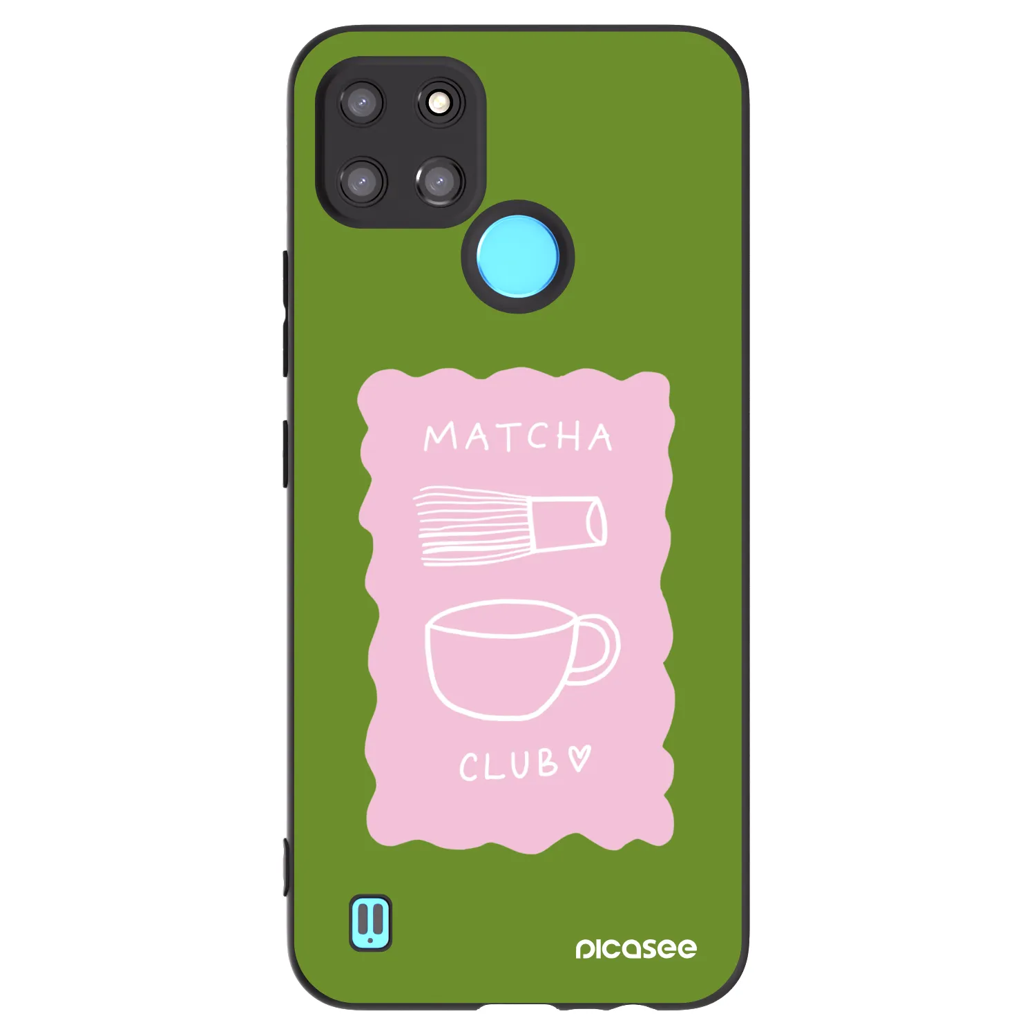 Picasee Realme C21Y Hülle - Schwarzes Silikon - Matcha club