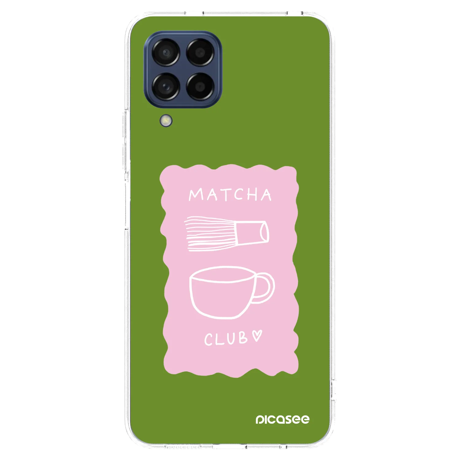 Picasee Samsung Galaxy M53 5G Hülle - Transparentes Silikon - Matcha club