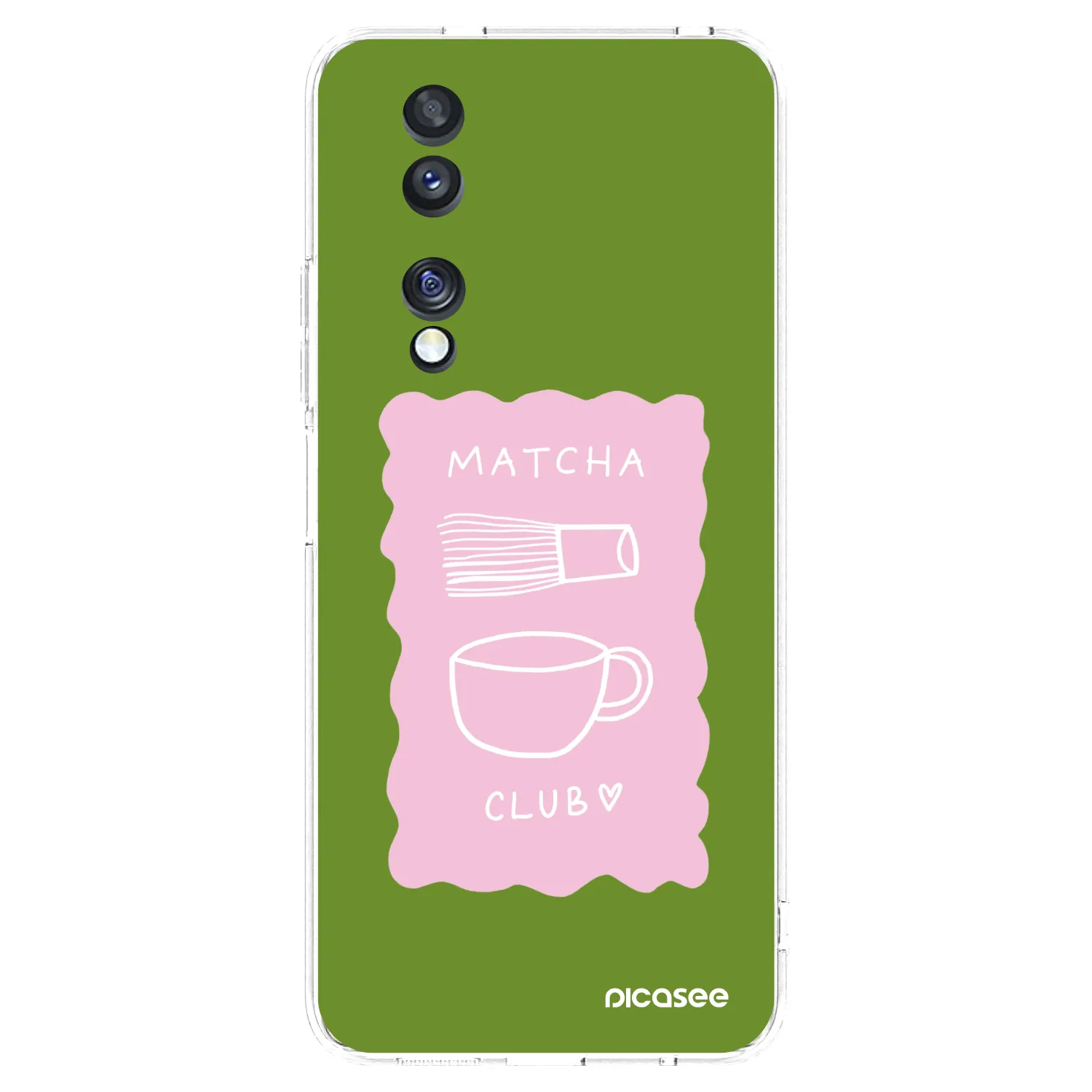 Picasee Honor 70 Hülle - Transparentes Silikon - Matcha club