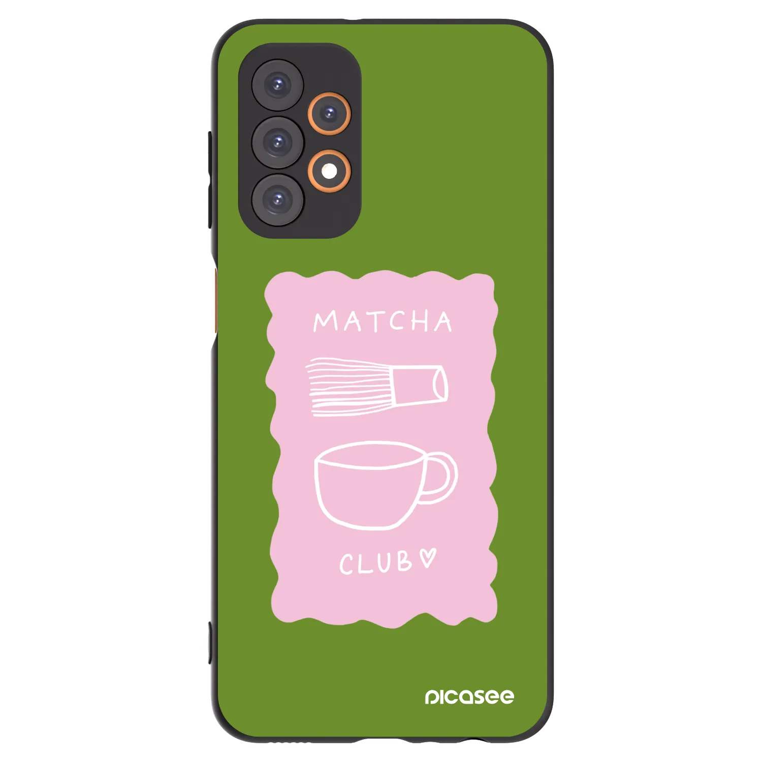 Picasee Samsung Galaxy A23 A236B 5G Hülle - Schwarzes Silikon - Matcha club