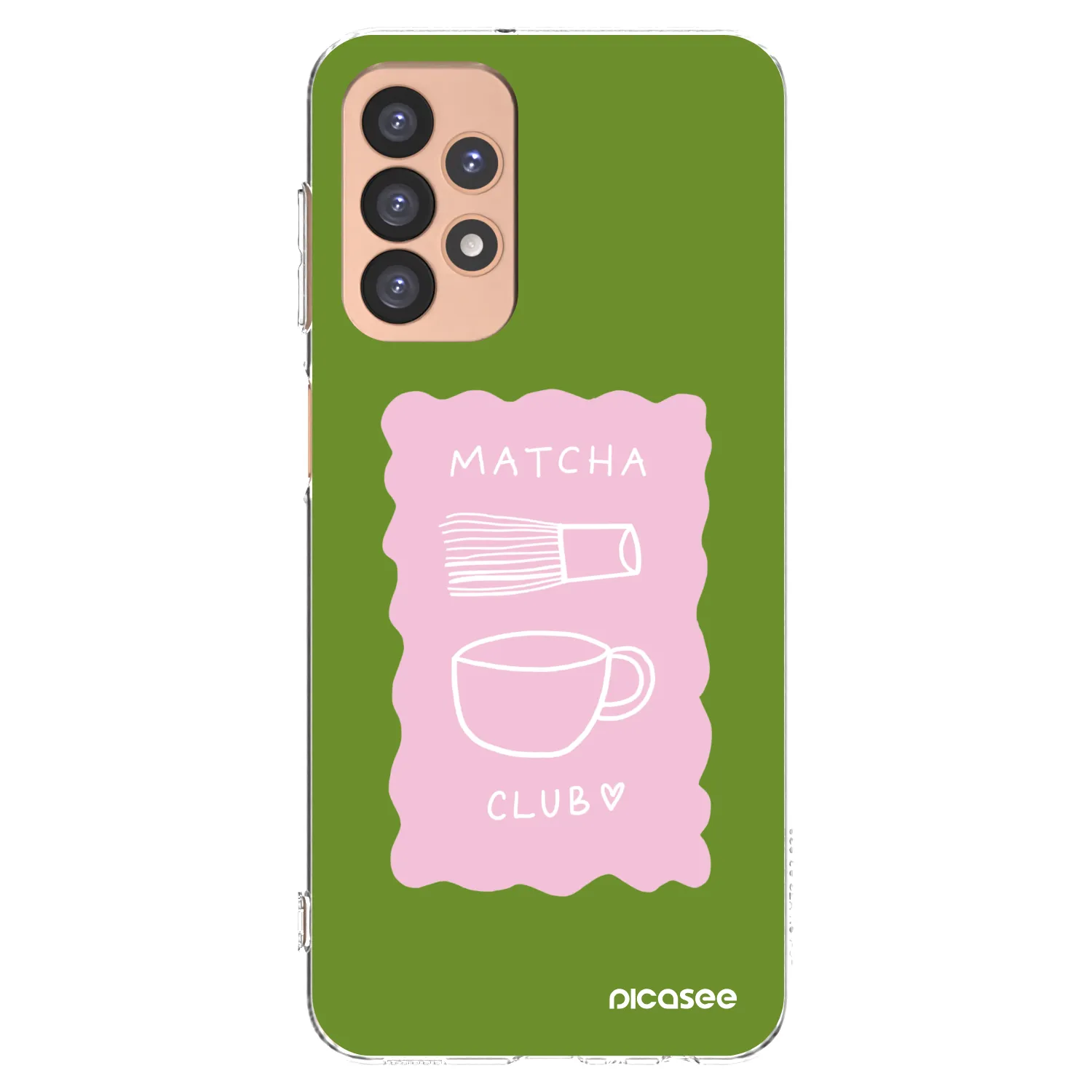 Picasee Samsung Galaxy A23 A236B 5G Hülle - Transparentes Silikon - Matcha club