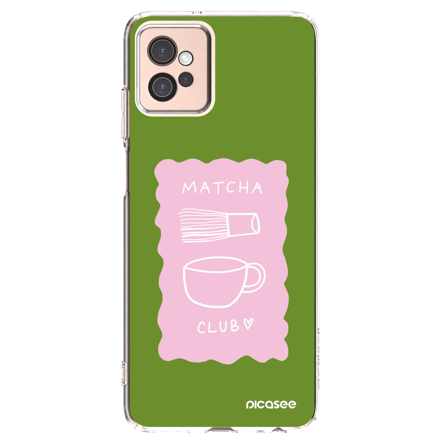 Picasee Motorola Moto G32 Hülle - Transparentes Silikon - Matcha club