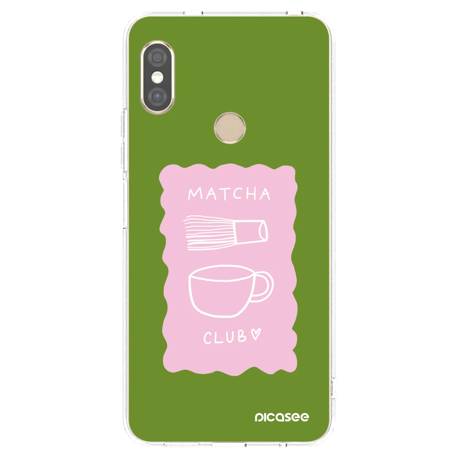 Picasee Xiaomi Redmi Note 5 Global Hülle - Transparentes Silikon - Matcha club