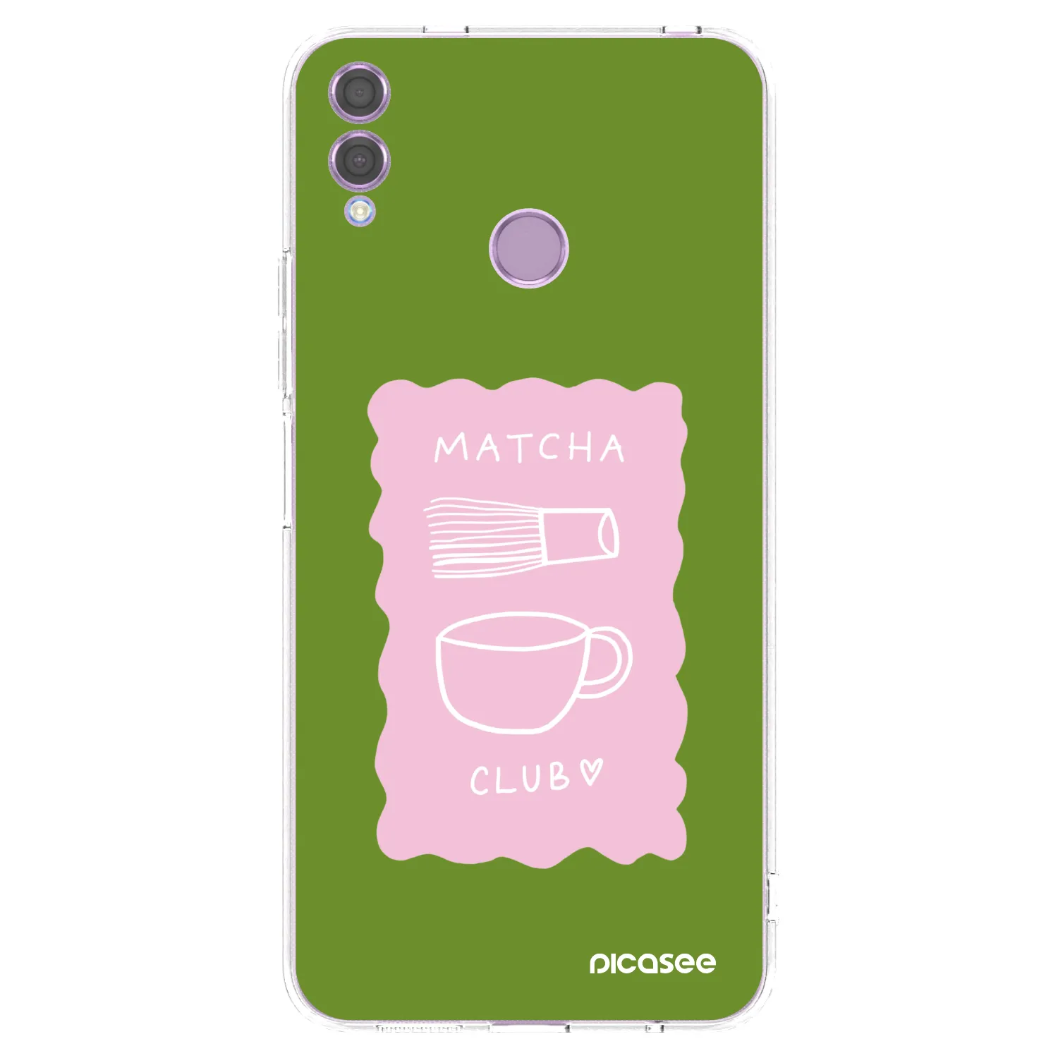 Picasee Honor 8X Hülle - Transparentes Silikon - Matcha club