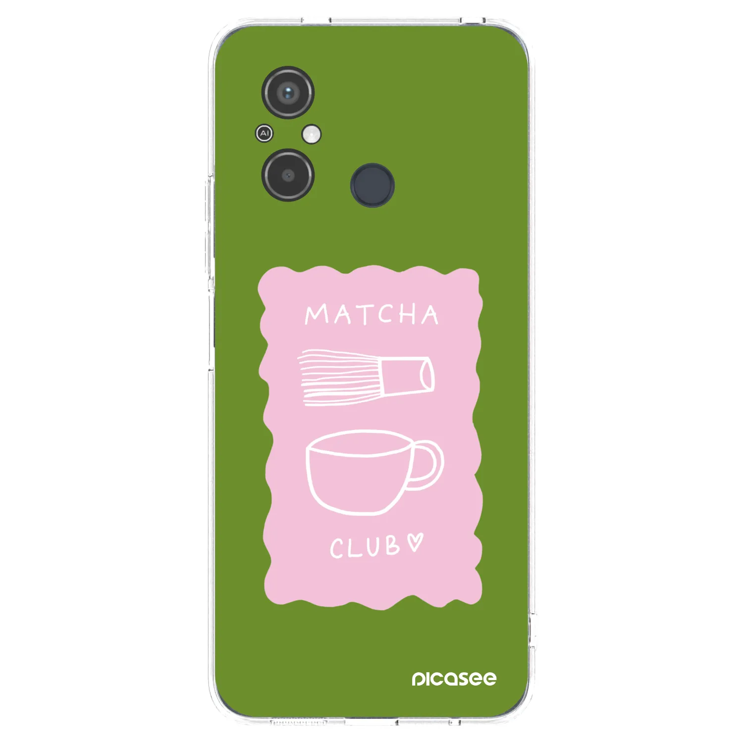 Picasee Xiaomi Redmi 12C Hülle - Transparentes Silikon - Matcha club