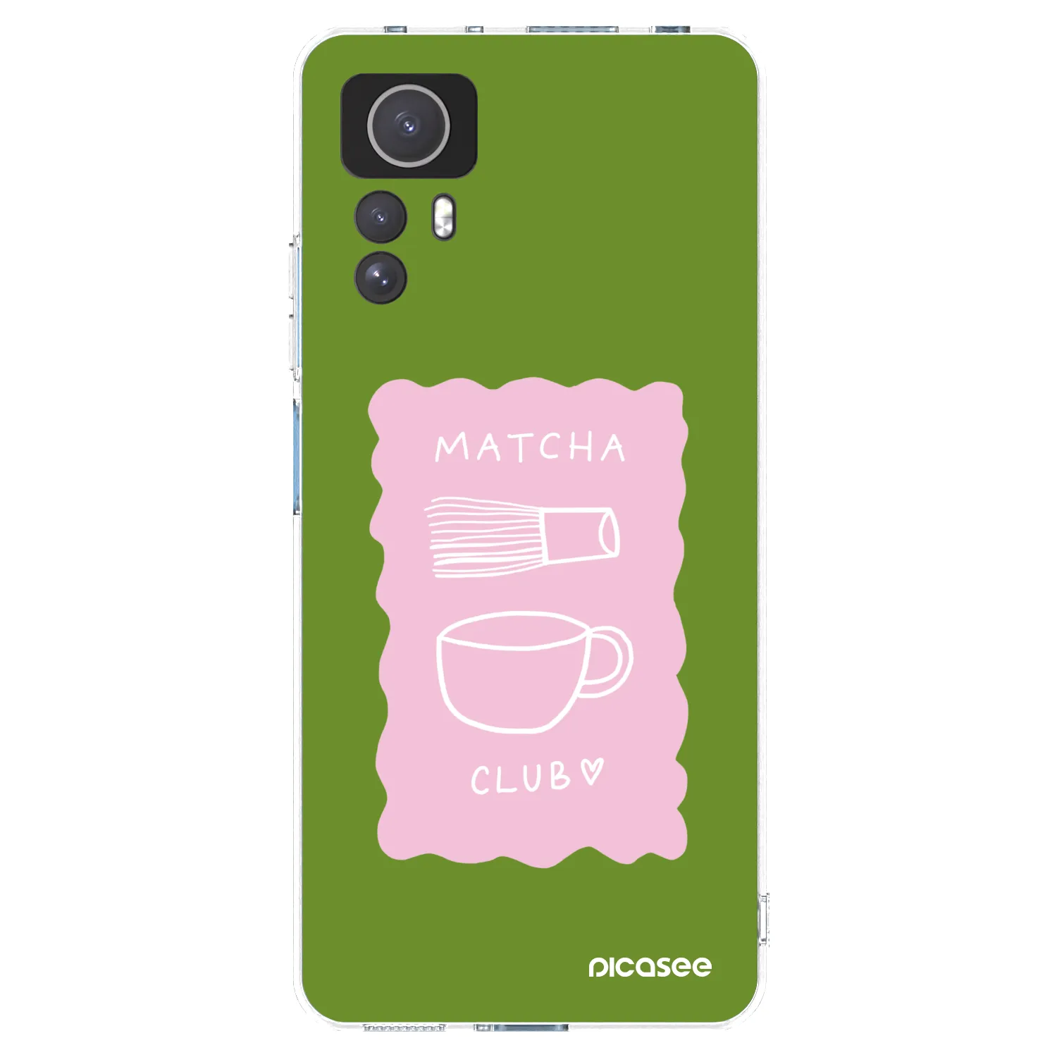 Picasee Xiaomi Redmi Note 12S Hülle - Transparentes Silikon - Matcha club