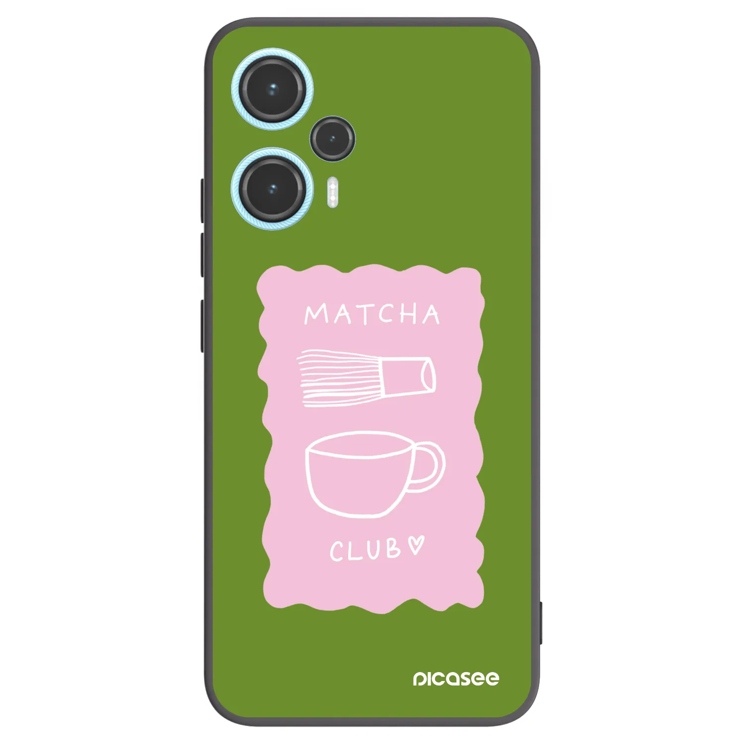 Picasee Xiaomi Poco F5 Hülle - Schwarzes Silikon - Matcha club