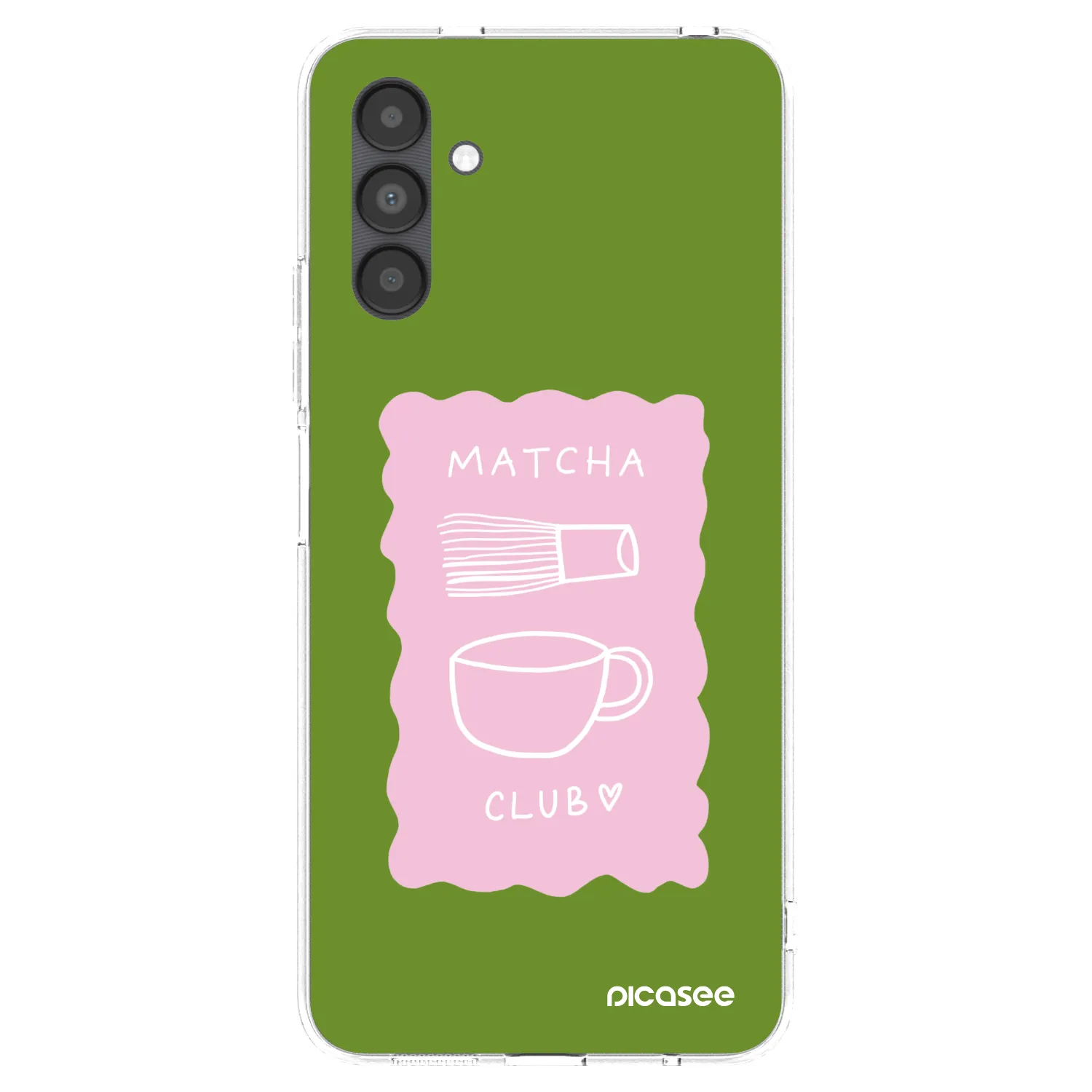 Picasee Samsung Galaxy A04s A047F Hülle - Transparentes Silikon - Matcha club