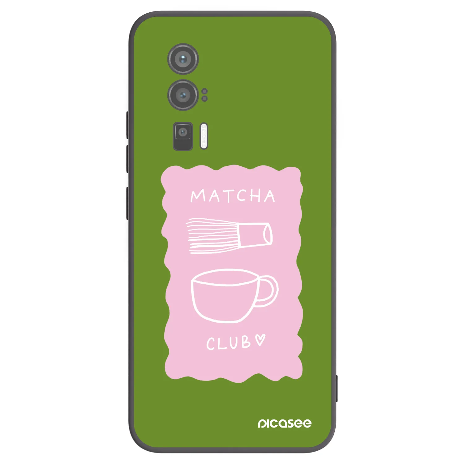 Picasee Xiaomi Poco F5 Pro 5G Hülle - Schwarzes Silikon - Matcha club