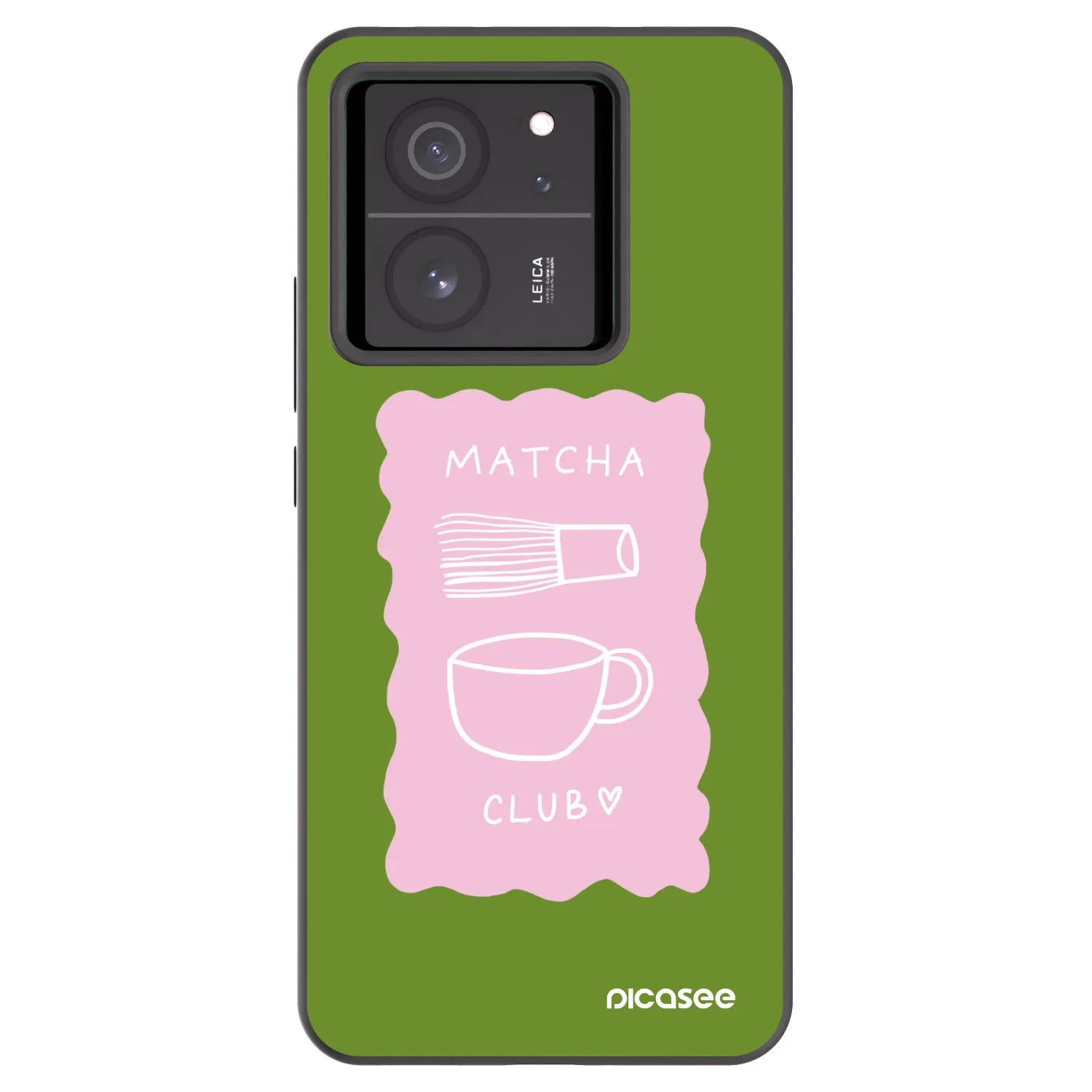 Picasee Xiaomi 13T Hülle - Schwarzes Silikon - Matcha club