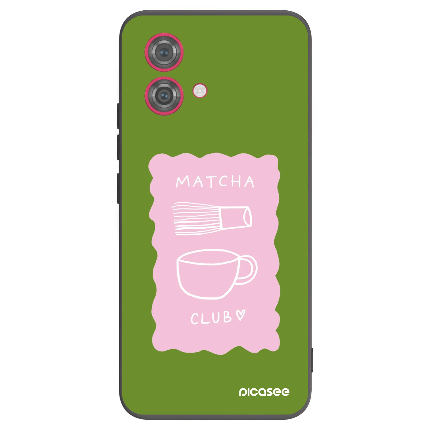 Picasee Motorola Moto G84 5G Hülle - Schwarzes Silikon - Matcha club
