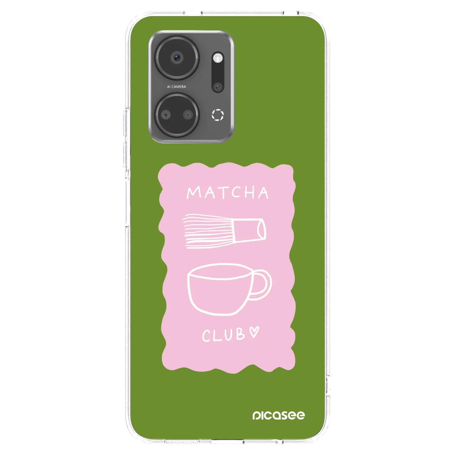 Picasee Honor X7a Hülle - Transparentes Silikon - Matcha club