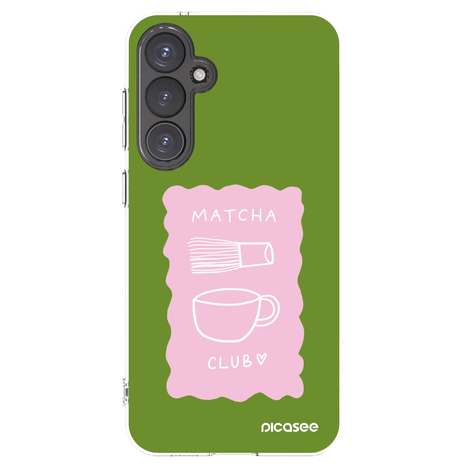 Picasee Samsung Galaxy S23 FE S711B Hülle - Transparentes Silikon - Matcha club