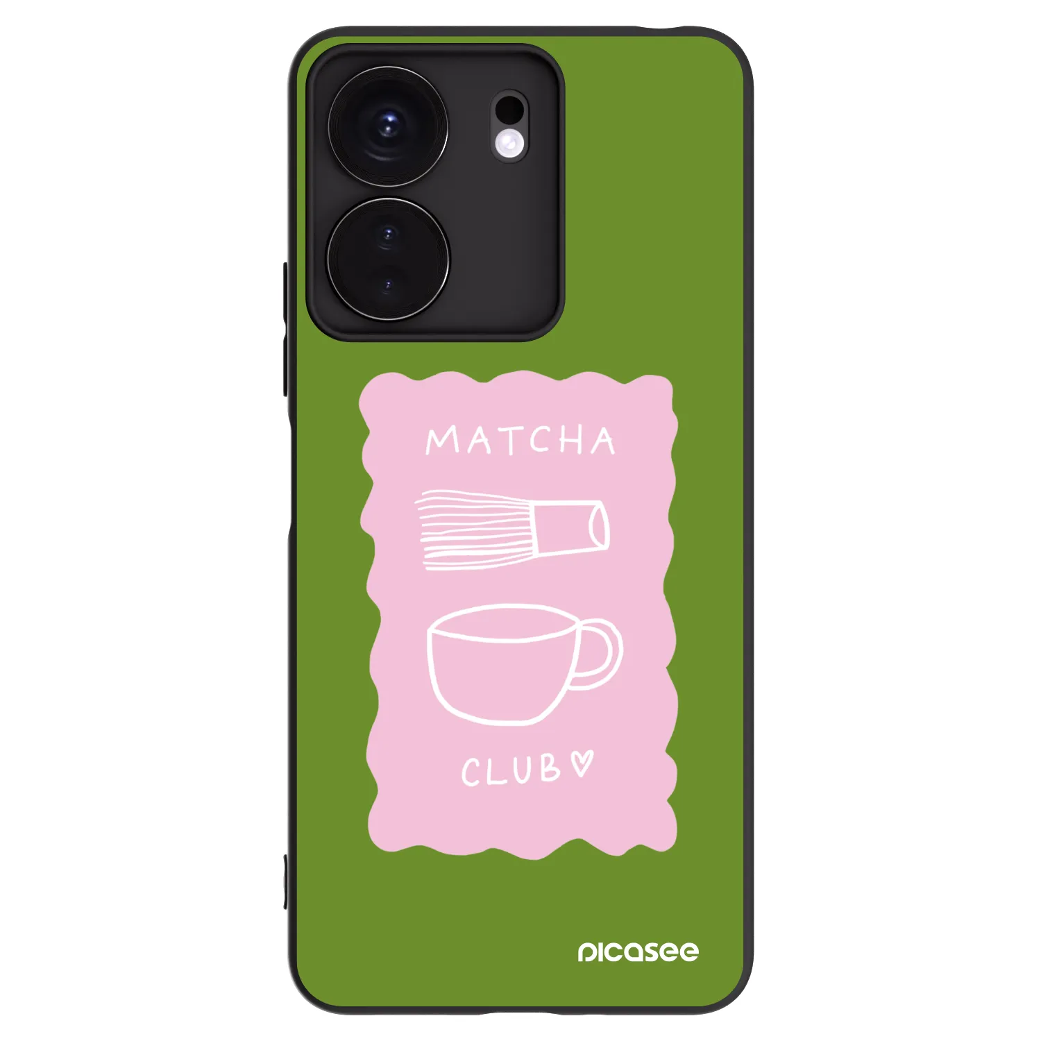 Picasee Xiaomi Redmi 13C 4G Hülle - Schwarzes Silikon - Matcha club