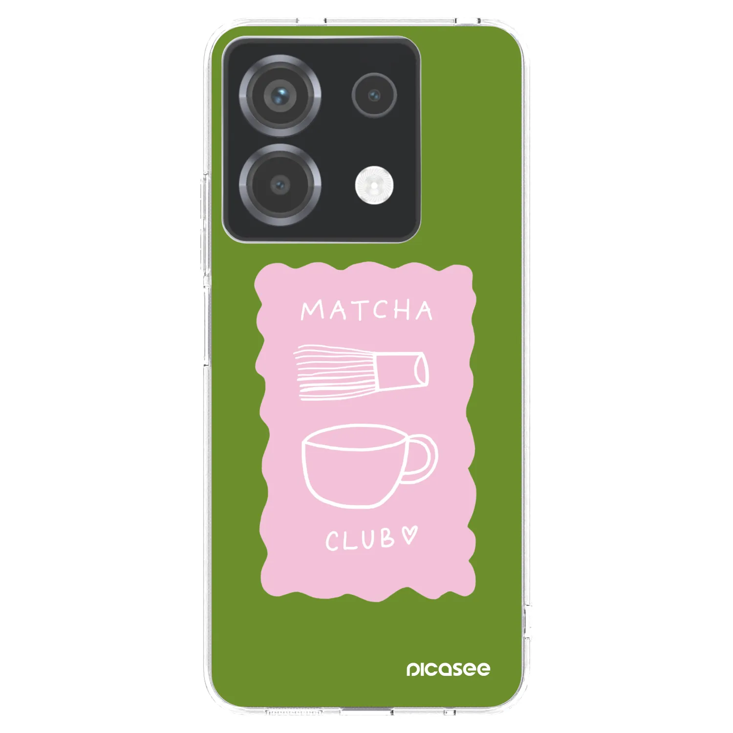 Picasee Xiaomi Poco X6 Hülle - Transparentes Silikon - Matcha club