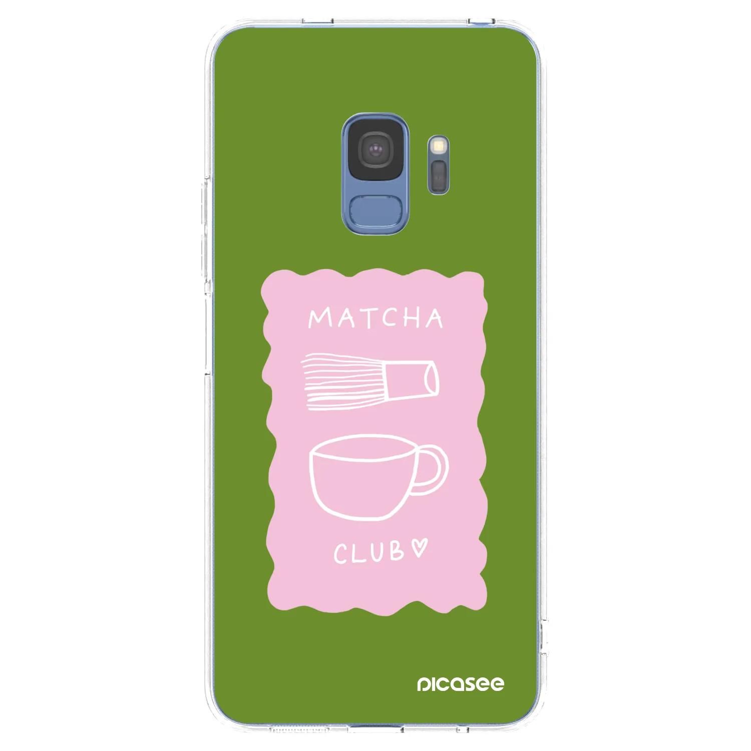Picasee Samsung Galaxy S9 G960F Hülle - Transparentes Silikon - Matcha club