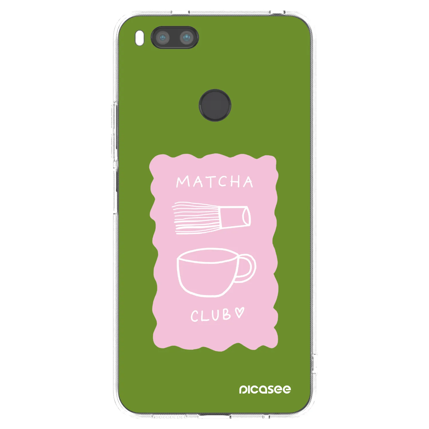 Picasee Xiaomi Mi A1 Global Hülle - Transparentes Silikon - Matcha club
