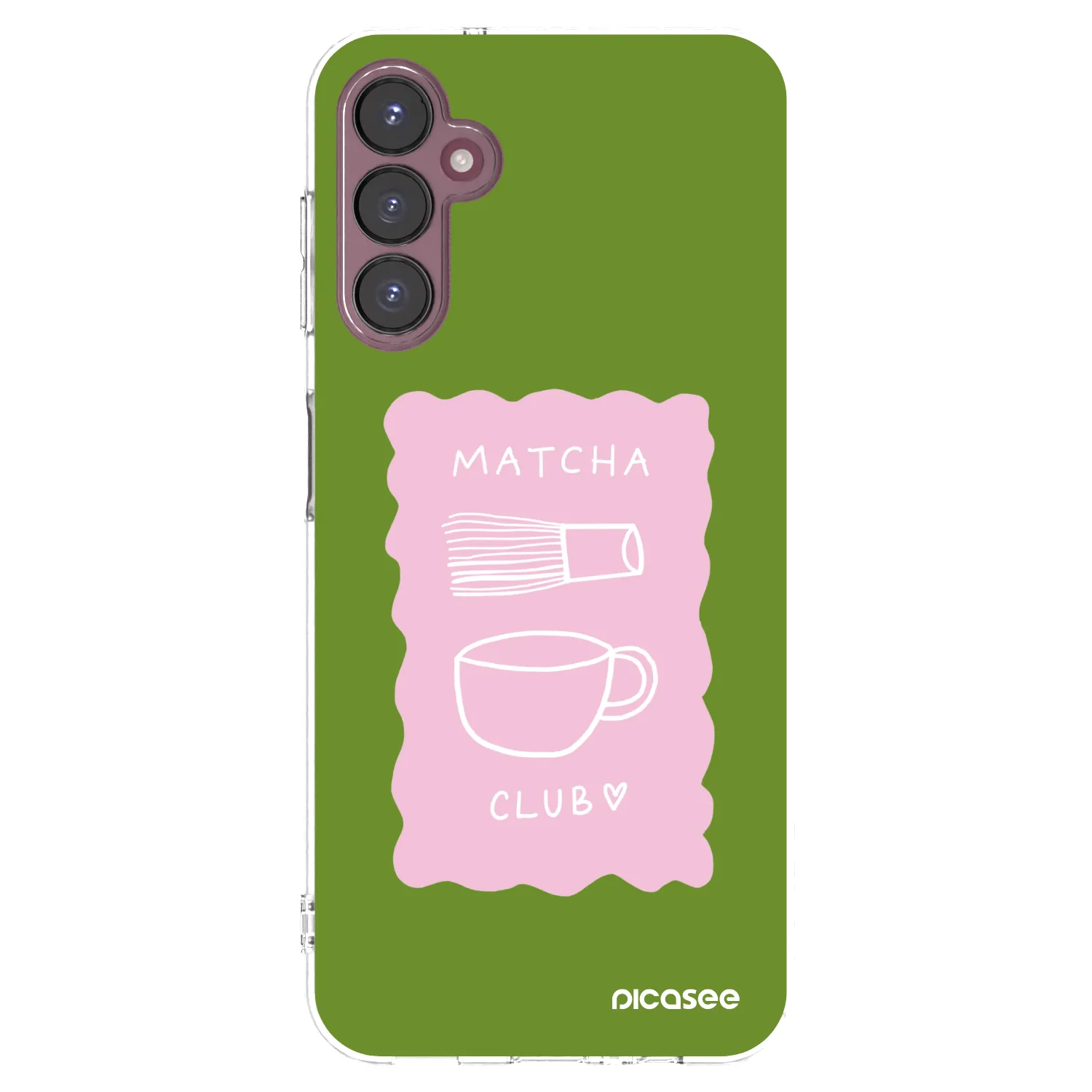 Picasee Samsung Galaxy A05s A057G Hülle - Transparentes Silikon - Matcha club