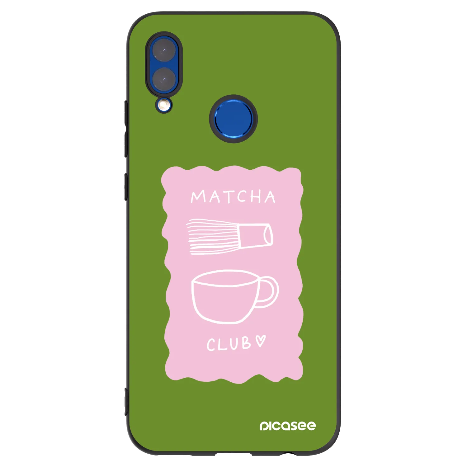 Picasee Huawei P Smart 2019 Hülle - Schwarzes Silikon - Matcha club